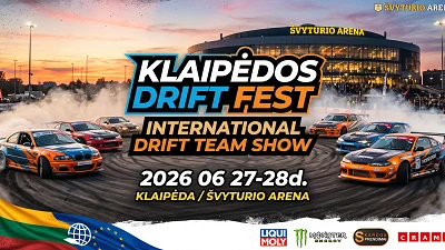 Klaipėdos Drift Fest / International Drift Team Show / DRIFT TAXI / SHOW OFF