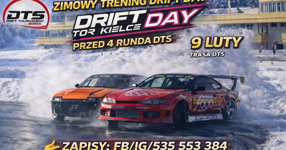 Zimowy trening Drift Day Tor Kielce - 9 luty!