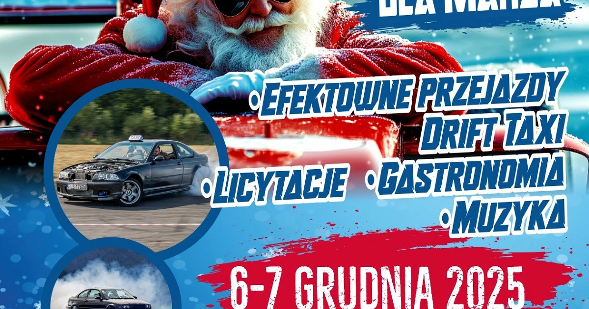 🎅 Mikołajkowy Drift dla Maksa! 🚗💨 6-7 grudnia 2025